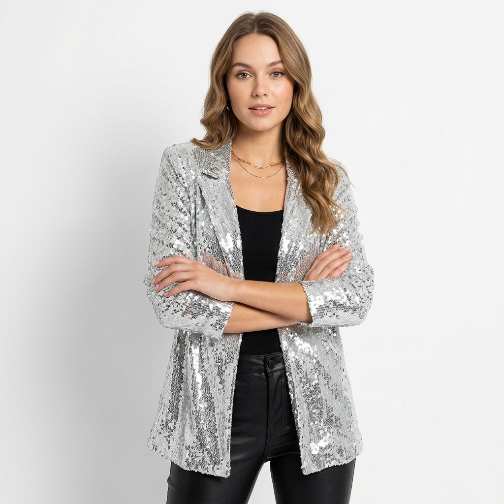 Cosima | Glamouröser Damenblazer mit funkelnden Details