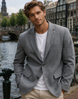 Jonas | Leinen Herren Blazer mit Modernem Design