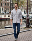 Leon | Elegante Herrenhemden aus Leinen Langarm