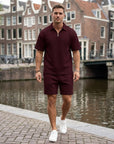 Sven | Kurzarm Herren Set mit stilvollem Look