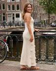 Frieda | Sommerkleid mit 3D Blumenapplikationen