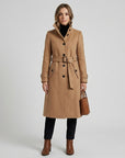 Marlene | Damen Trenchcoat in Beige mit Komfort