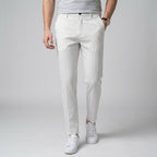 Adrian | Elegante Herren Stoffhose mit feinem Streifenmuster