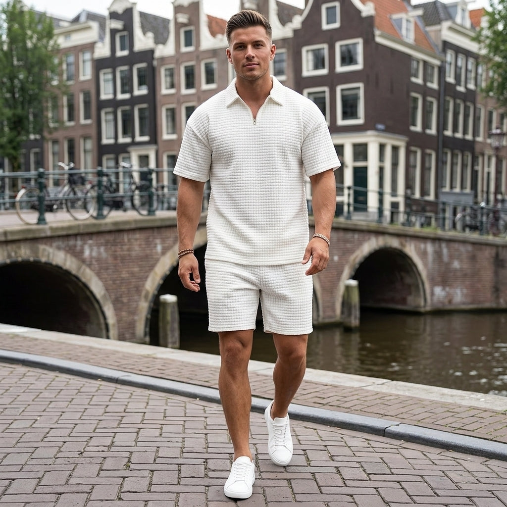 Sven | Kurzarm Herren Set mit stilvollem Look