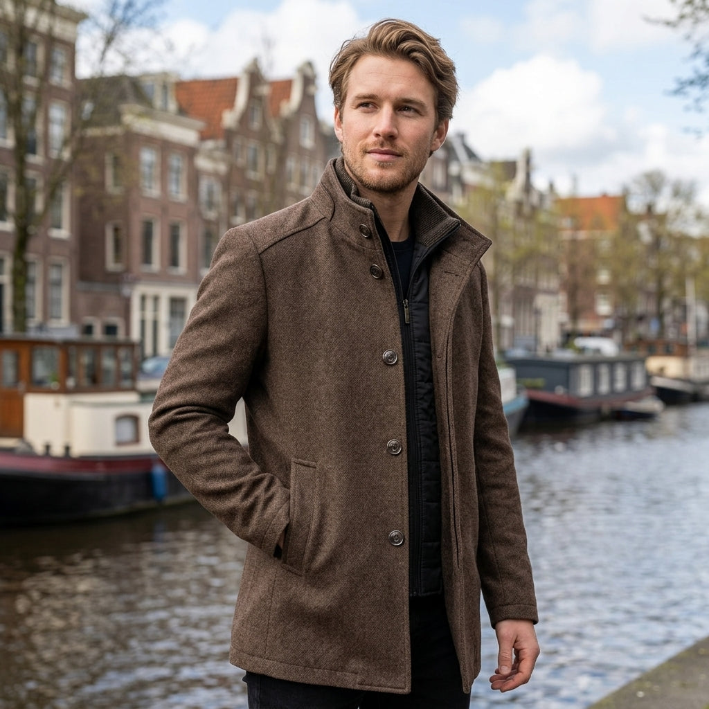 Hauke | Eleganter Herrenmantel für moderne Eleganz