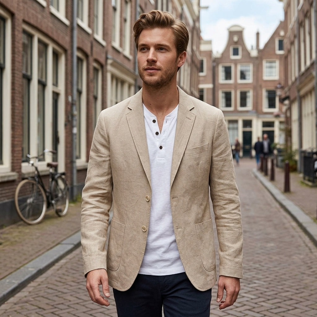 Nilo | Sommerlicher Herren Blazer mit klassischem Schnitt