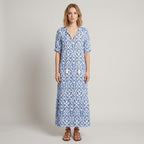Talina | Elegantes Sommerkleid in fließender Maxi-Form