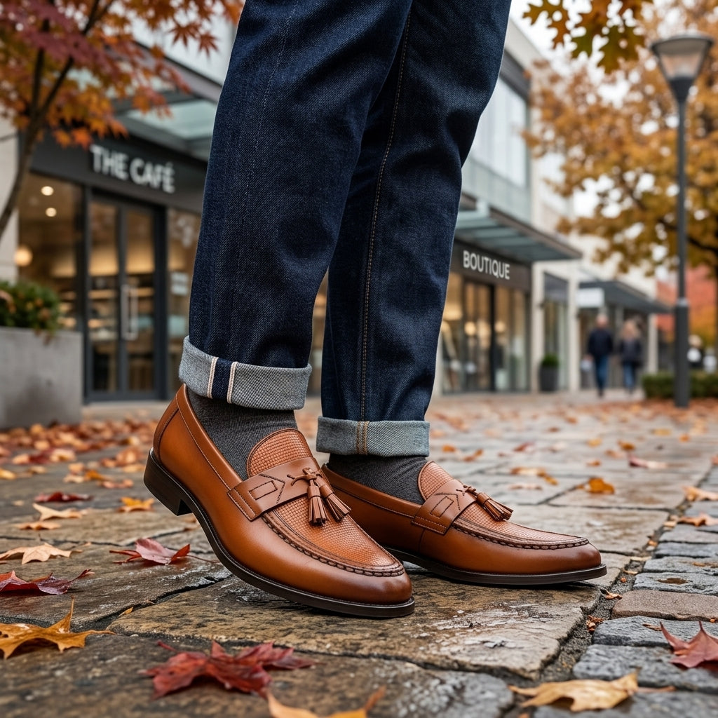 Lorenz | Elegante Herren Schuhe mit Quastendetail