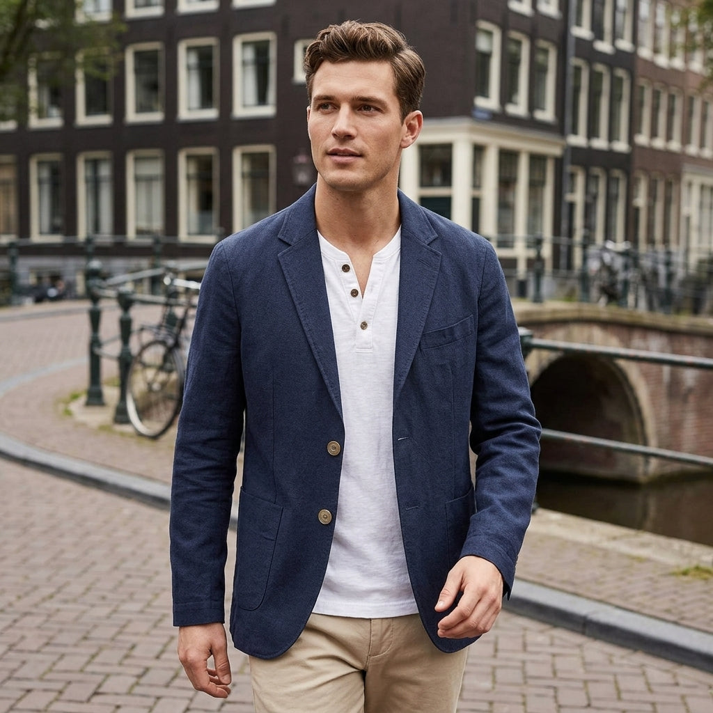 Nilo | Sommerlicher Herren Blazer mit klassischem Schnitt