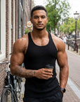 Marvin | Ärmelloses Herren T-Shirt für Training und Bewegung