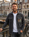 Bastian | Langarm Herren Shirt mit modernem Vintage Stil