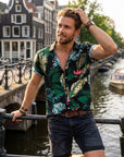 Serkan | Herren T-Shirt kurzarm mit auffälligem Muster