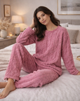 Sophie | Fleece Damen Pyjama für gemütliche Stunden