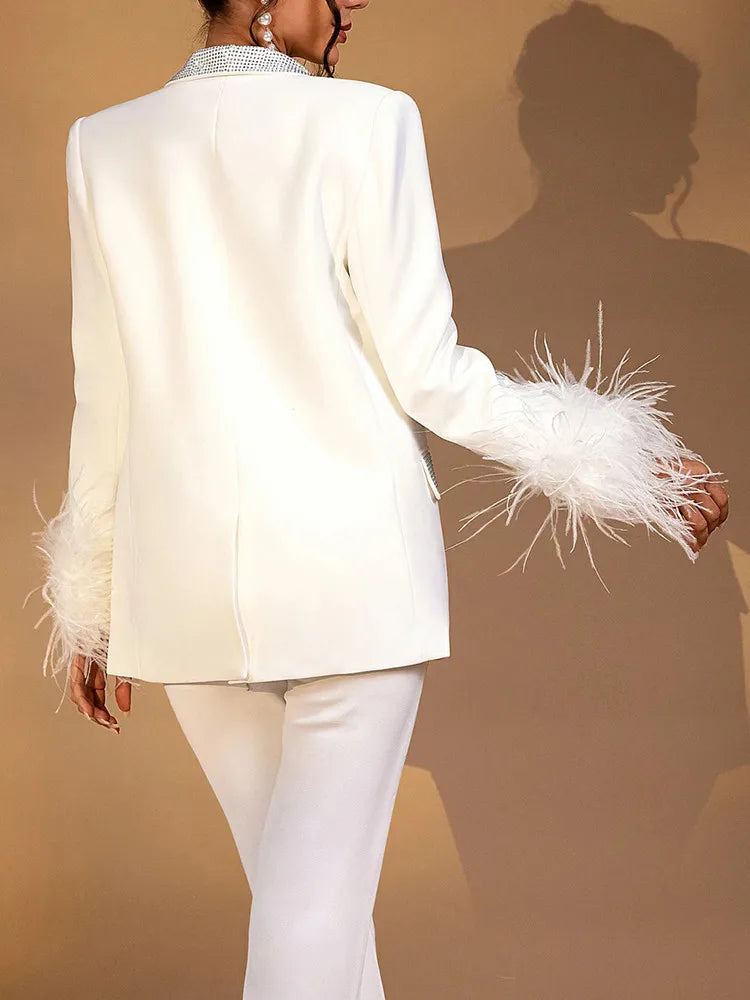 Clara | Blazer Damen Mit Modernem Rautenmuster 2