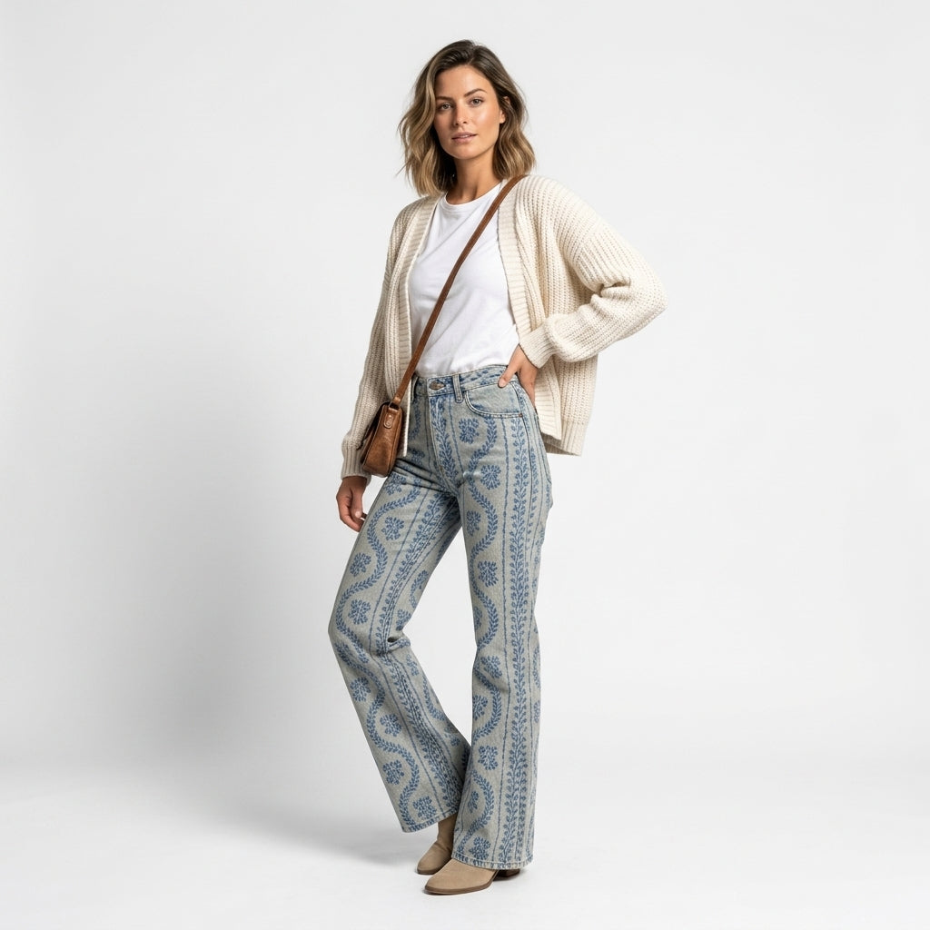 Marlies | Damen Hosen mit weitem Bein und modernem Schnitt