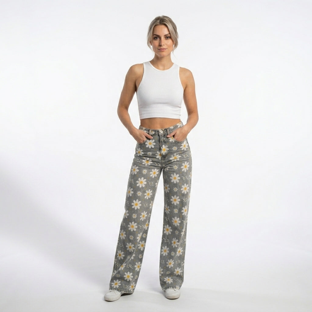 Marlies | Damen Hosen mit weitem Bein und modernem Schnitt