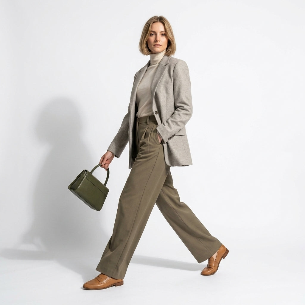Anja | Elegante Damen Hosen mit geradem Schnitt und Taschen