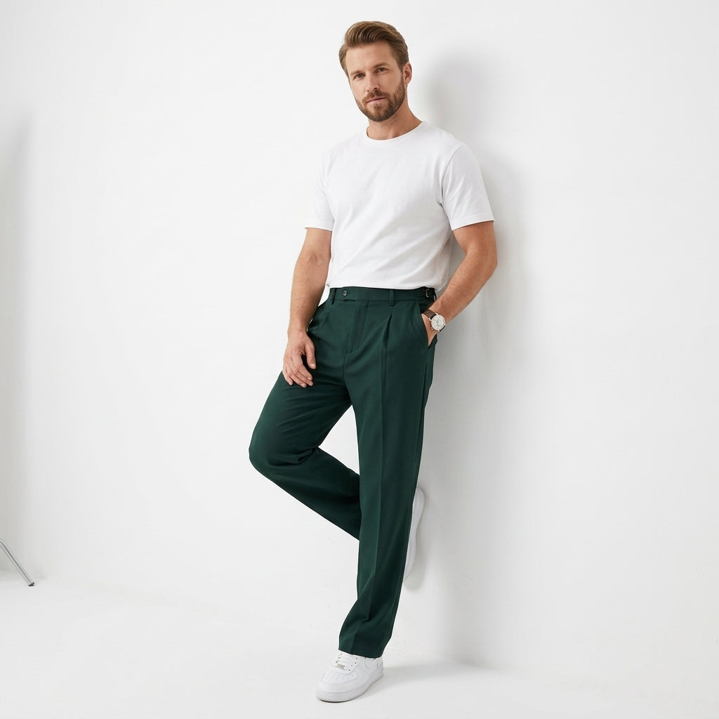 Noah | Weit geschnittene Herren Stoffhose für entspannten Look
