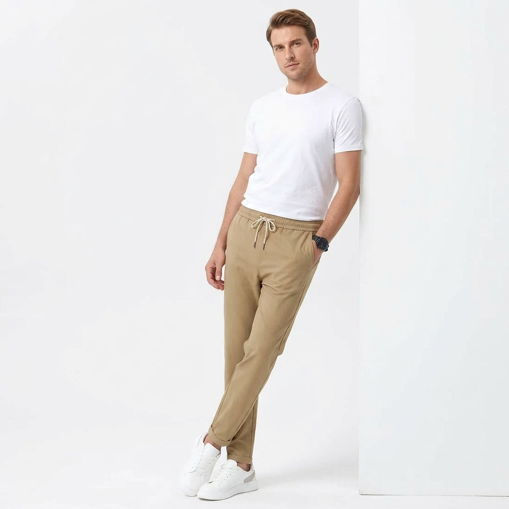 Felix | Herren Stoffhose mit schlankem Schnitt für Alltag und Freizeit