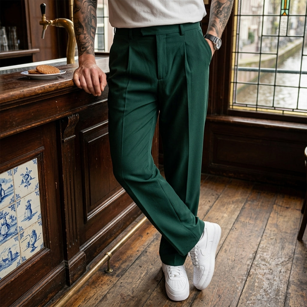 Noah | Weit geschnittene Herren Stoffhose für entspannten Look