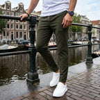 Felix | Herren Stoffhose mit schlankem Schnitt für Alltag und Freizeit
