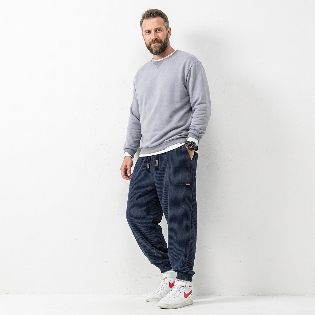 Leon | Herren Stoffhose mit modernem Schnitt und hohem Tragekomfort