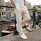 Jonas | Leichte Herren Stoffhose für Stil und Komfort