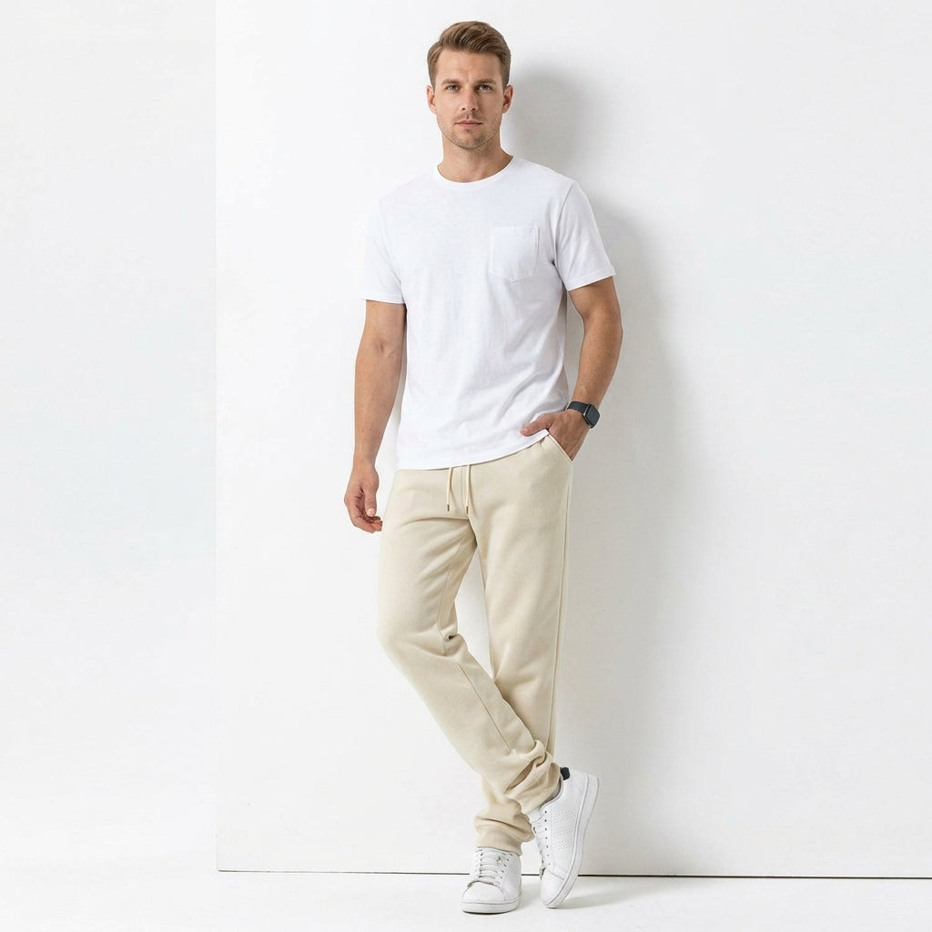 Schmale Herrenhose mit modernem Schnitt