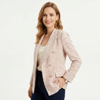 Emilia | Tweed Damenblazer mit Klassischem Design