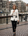 Johanna | Damenblazer mit Samtdetails