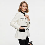 Johanna | Damenblazer mit Samtdetails