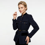 Johanna | Damenblazer mit Samtdetails