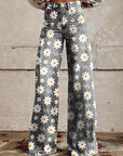 Laura | Blumenjeans | Weite Beine
