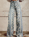 Laura | Blumenjeans | Weite Beine