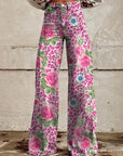 Laura | Blumenjeans | Weite Beine