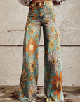Laura | Blumenjeans | Weite Beine