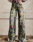 Laura | Blumenjeans | Weite Beine