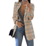 Lena | Karierter Blazer Damen mit Modernem Schnitt 0