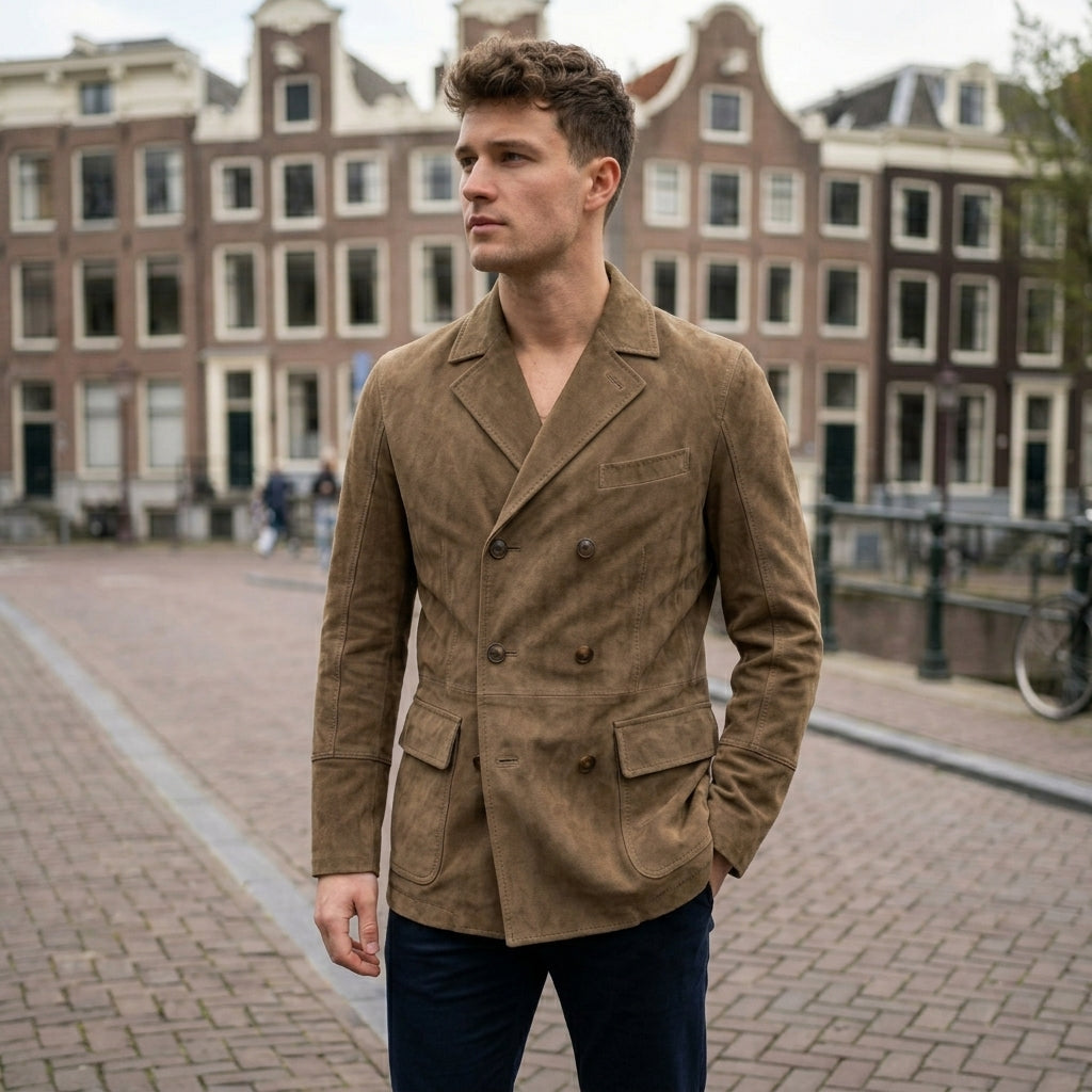 Finn | Doppelreihiger Herren Blazer für Klassische Eleganz
