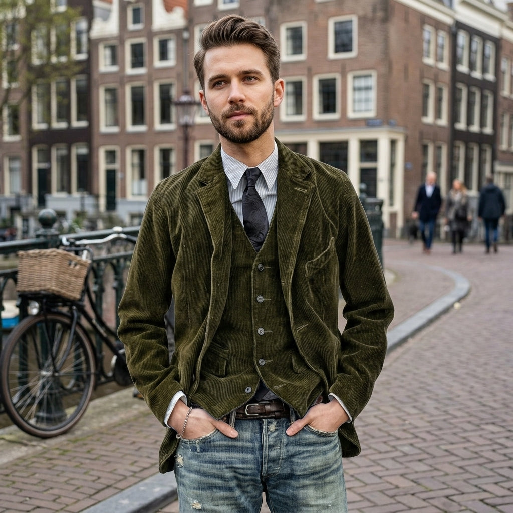 Jonas | Vintage Herren Blazer für Stilvolle Looks
