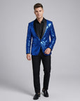 Elias | Glänzender Herren Blazer mit Modernem Design