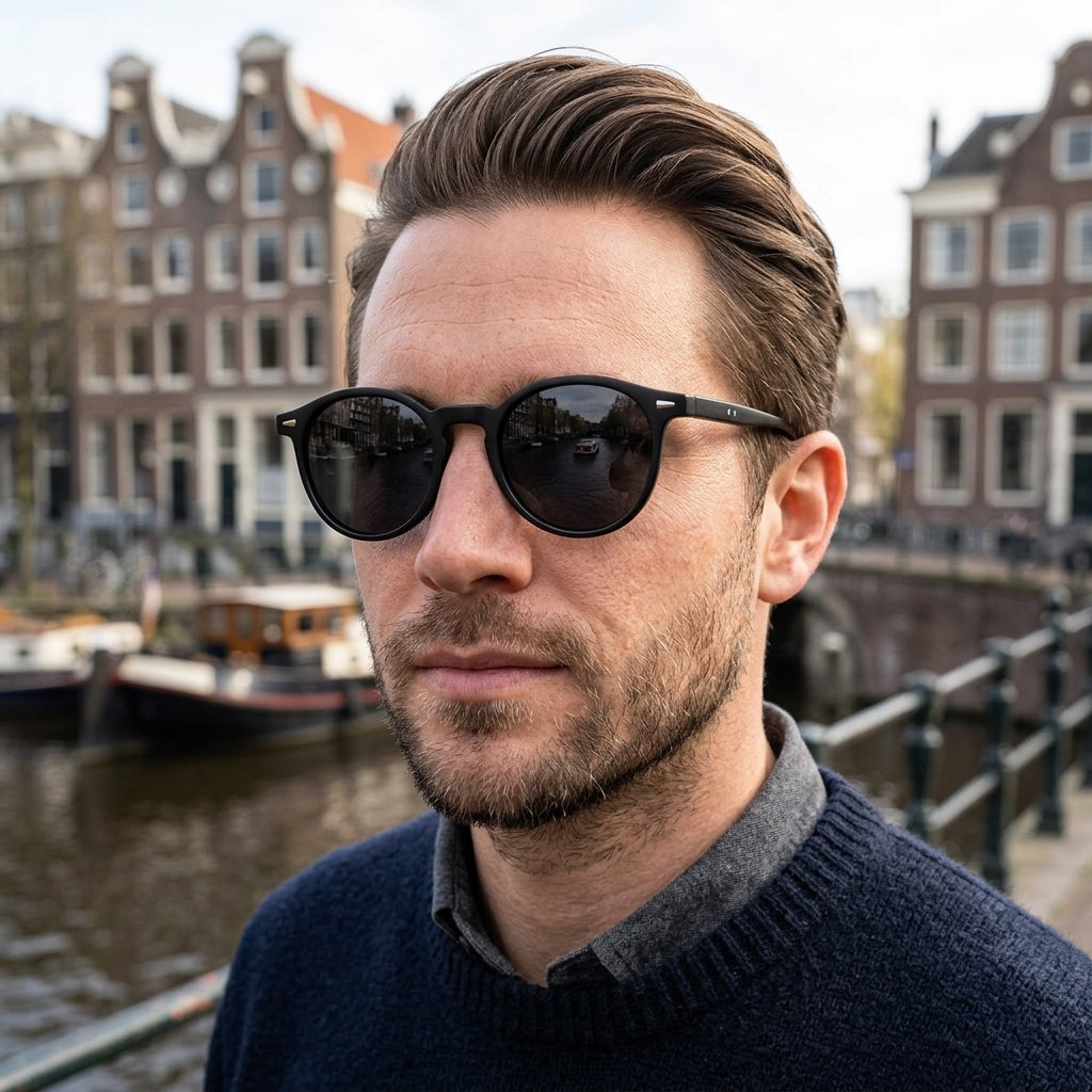 Rasmus | Sonnenbrille mit leichtem Rahmen für Alltag und Freizeit