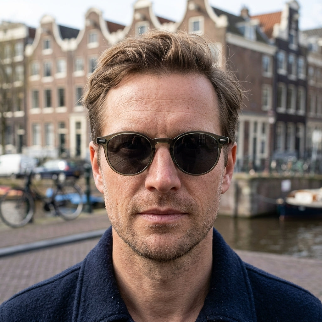 Rasmus | Sonnenbrille mit leichtem Rahmen für Alltag und Freizeit