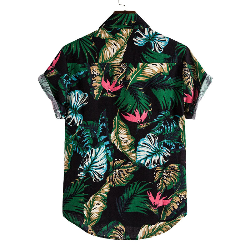 Maximilian | Kurzarm Hemden Herren mit Blumenmuster 1