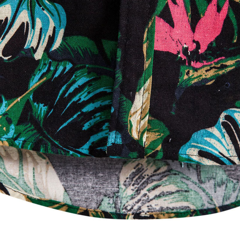 Maximilian | Kurzarm Hemden Herren mit Blumenmuster 4