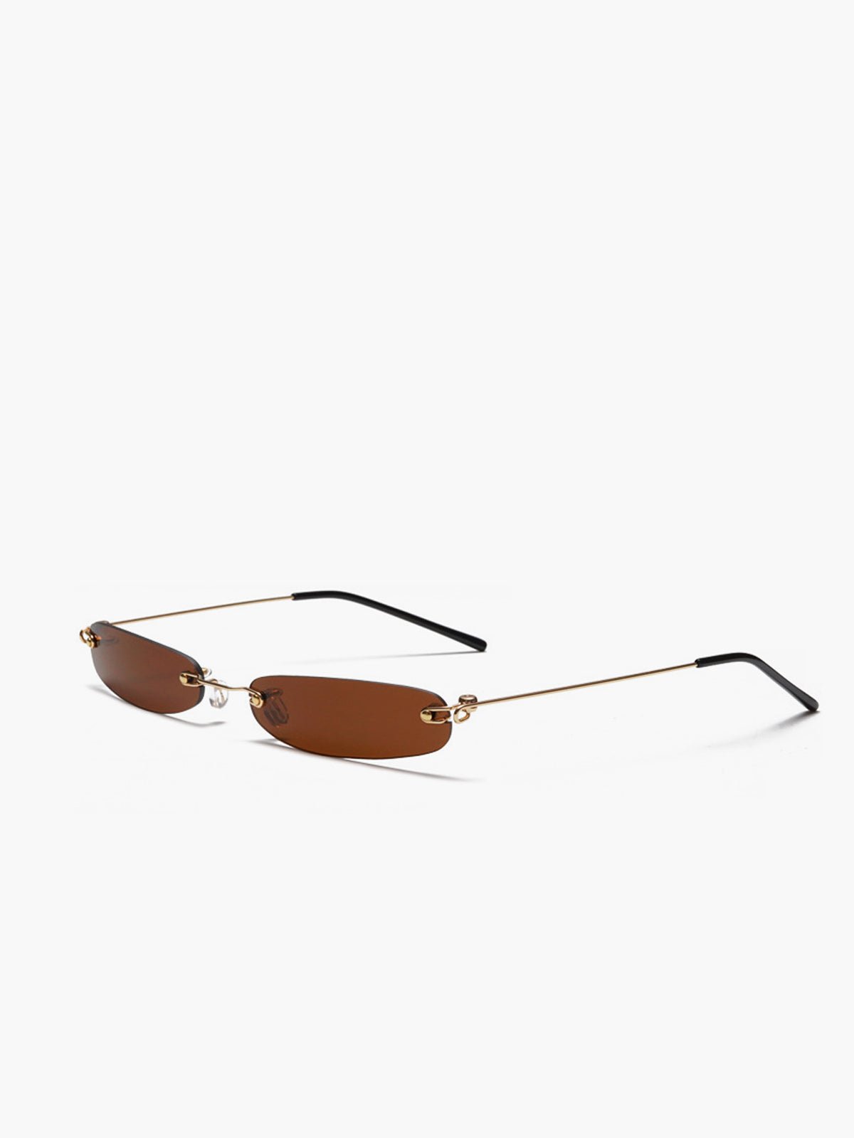 Minimalistische Randlose Sonnenbrille mit UV-Schutzgläsern | Elegantes Design für Stil und Schutz 0