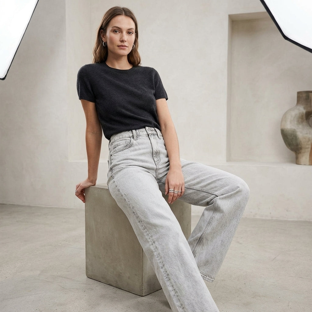 Boyfriend Jeans Damen Mit Vintage-Charme