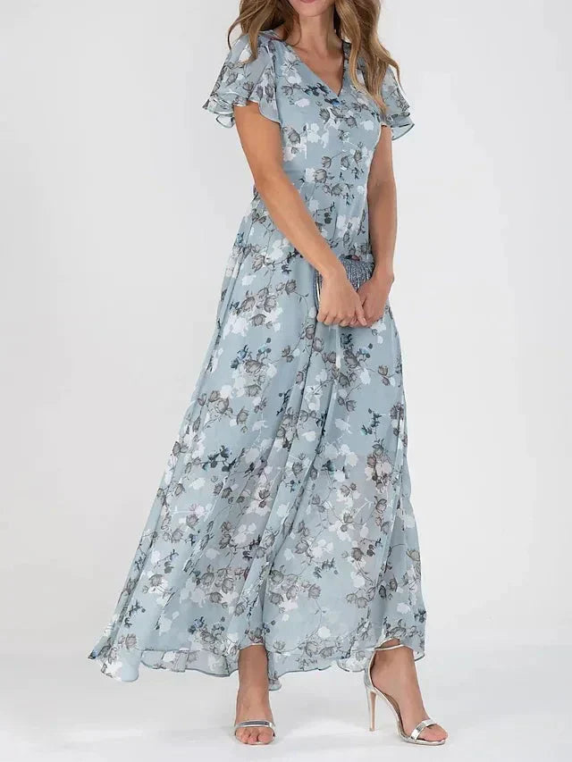 Sophie | Maxikleid Sommer mit Blumenprint 0