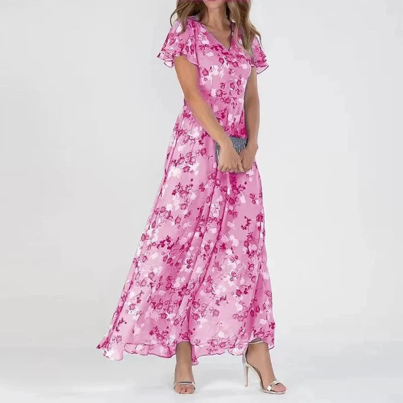 Sophie | Maxikleid Sommer mit Blumenprint 1