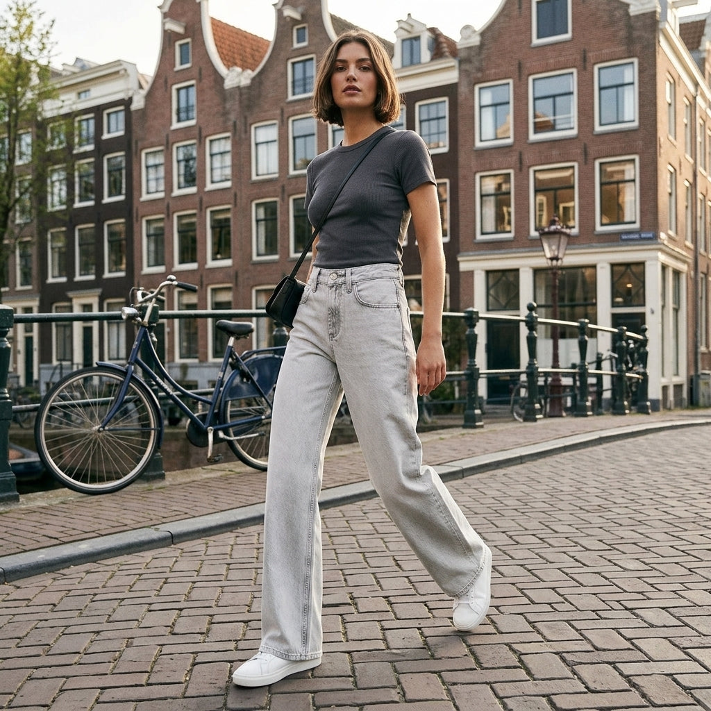 Boyfriend Jeans Damen Mit Vintage-Charme
